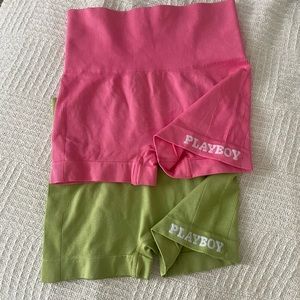 Playboy workout Shorts Bundle; 2